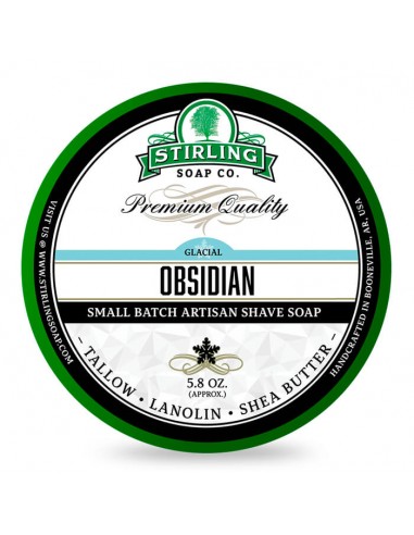 Stirling Soap Co. Sapone da Barba Obsidian 170ml