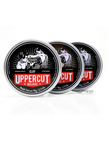 Uppercut Deluxe cera per capelli Deluxe Clay 3X70gr