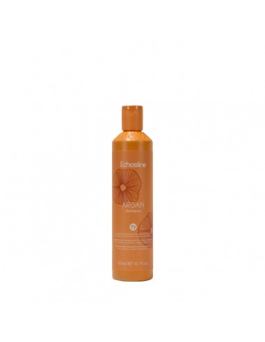 Echosline Argan Shampoo 300ml Shampoo nutriente per capelli sensibilizzati, trattati e devitalizzati