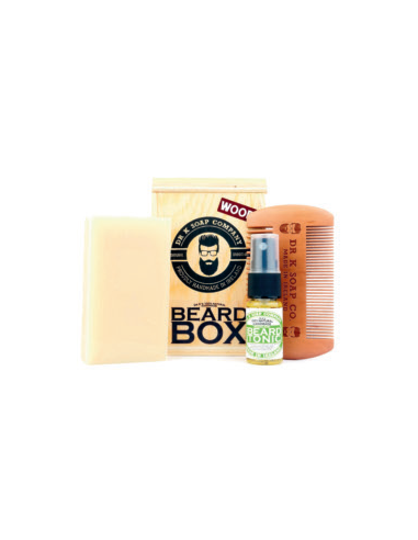 Dr K Wood Beard Box per la cura della barba