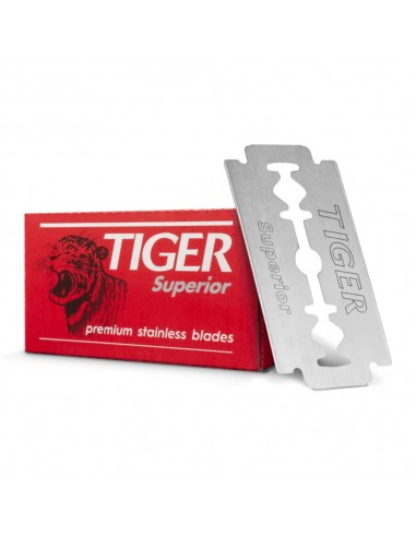 Tiger Superior 5 lamette da barba stainless steel