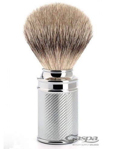 Muhle Traditional Cromato Pennello da Barba in Tasso Silvertip