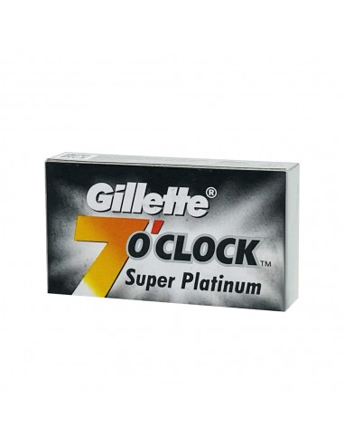 Gillette 7 O clock Super Platinum 5 lamette da barba