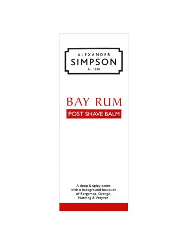 Simpson Balsamo Dopobarba Bay Rhum 100 ml