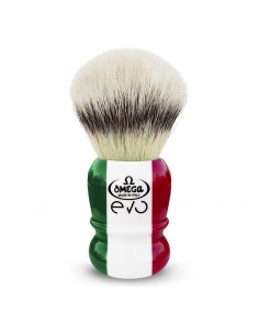 Omega EVO pennello da barba SPECIAL Tricolore