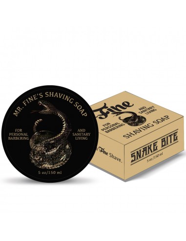 Fine Accoutrements Shaving Soap Snake Bite 150ml NEW FORMULA